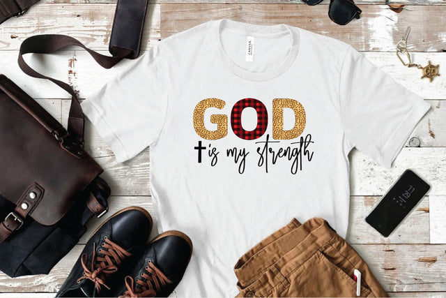 God is my strength SVG CraftingStudio 
