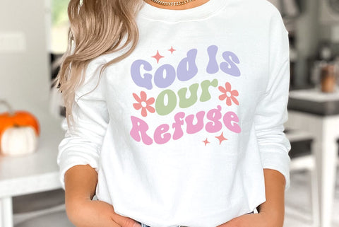 God Is Our Refuge, Religious SVG SVG FiveStarCrafting 