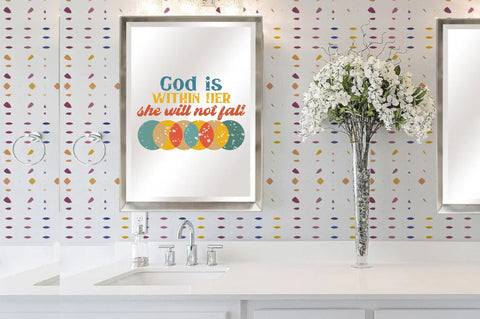 God Is Within Her She Will Not Fall Christian Sublimation Sublimation Jagonath Roy 