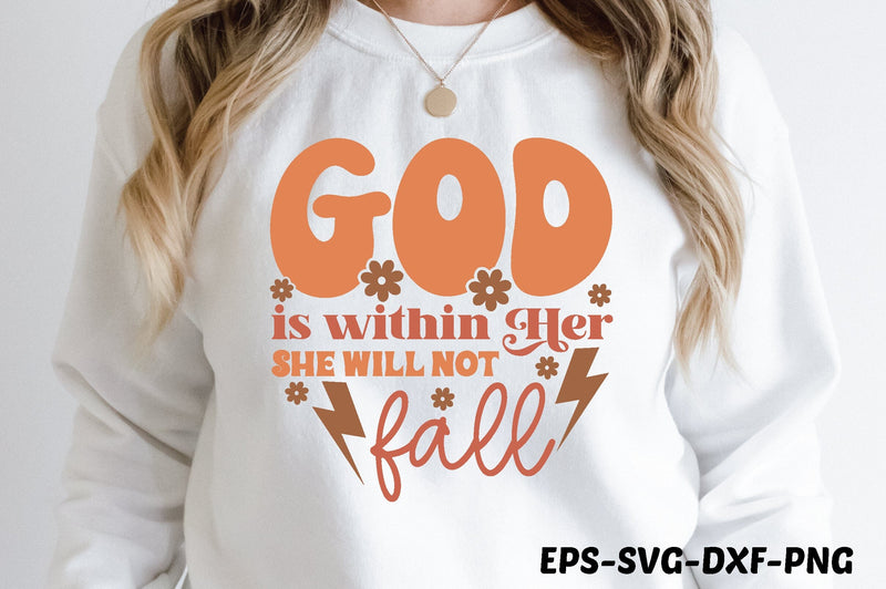 God is within Her She Will not Fall SVG farhad farhad 