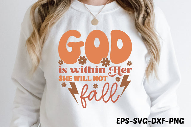 God is within Her She Will not Fall SVG farhad farhad 