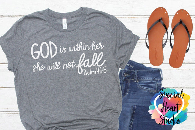 God is within her SVG Special Heart Studio 