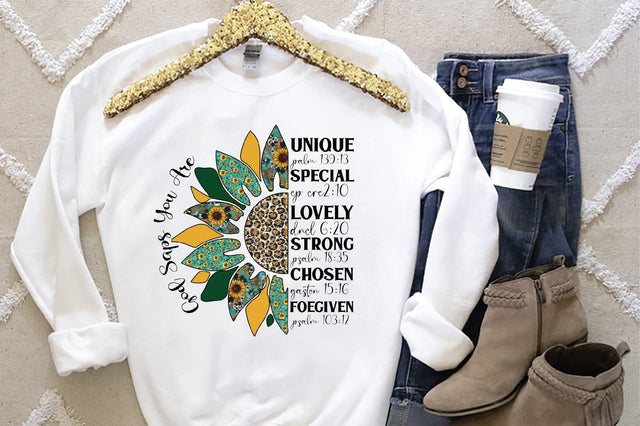 God Saps You Are Unique Sublimation Creativeart88 