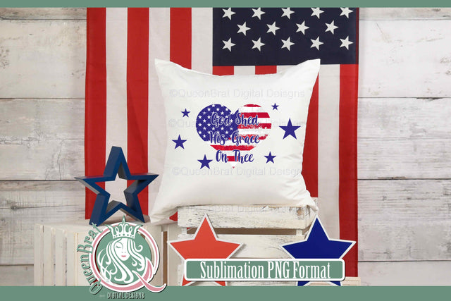 God Shed His Grace Sublimation Sublimation QueenBrat Digital Designs 