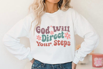 God Will Direct Your Steps, Religious SVG SVG FiveStarCrafting 