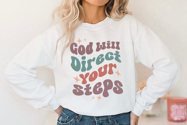 God Will Direct Your Steps, Religious SVG SVG FiveStarCrafting 