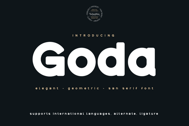 Goda Font twinletter 