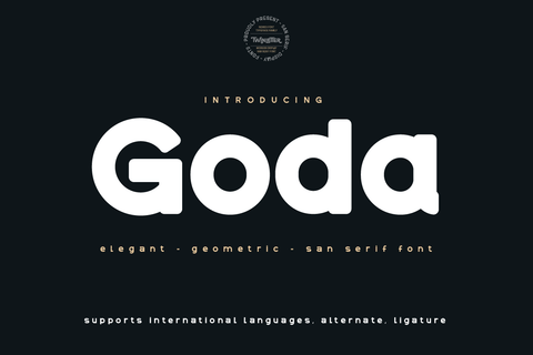 Goda Font twinletter 