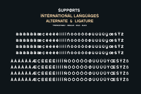 Goda Font twinletter 