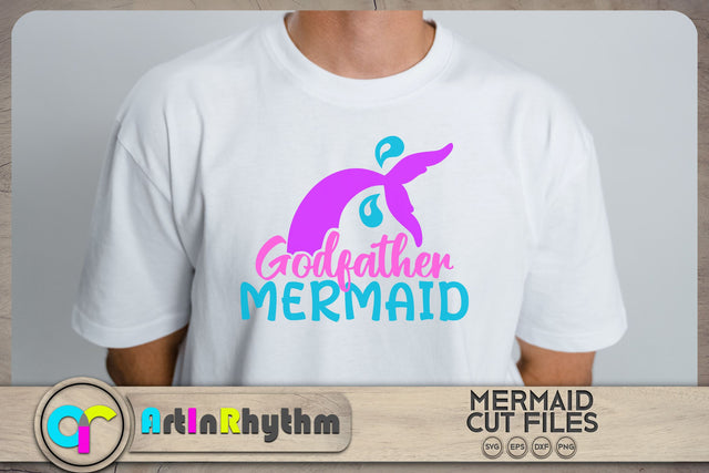 Godfather mermaid SVG / Family mermaid SVG SVG Artinrhythm shop 