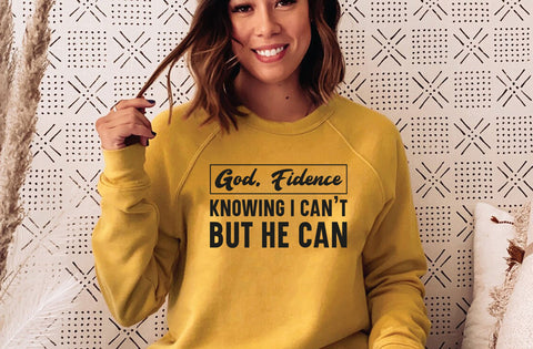 Godfidence SVG, god fidence cute Christian SVGs, hand lettered scripture design, bible verses decor sign, stencil DIY Cricut svg, Silhouette Dxf SVG MD mominul islam 