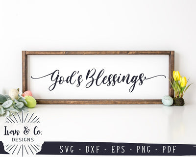 God’s Blessings SVG Files | God Blessed | Family | Home | Christian SVG (936588192) SVG Ivan & Co. Designs 