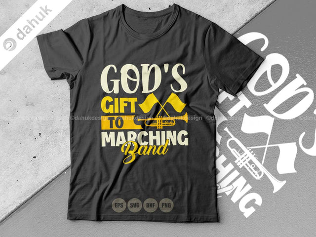 Gods Gift to Marching Band SVG, Marching Band SVG, Color Guard svg, Cut file for silhouette, Circuit design space vinyl cut SVG dahukdesign 