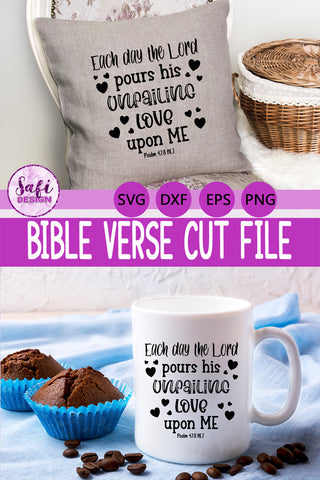 God's Love Bible Verse Cut File SVG Safi Design 