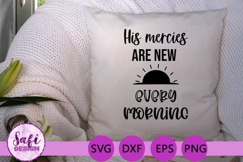 God's Mercies Bible Verse Cut File - SVG SVG Safi Design 