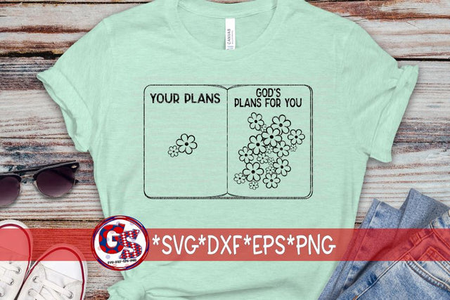 God's Plans For You SVG DXF EPS PNG SVG Greedy Stitches 
