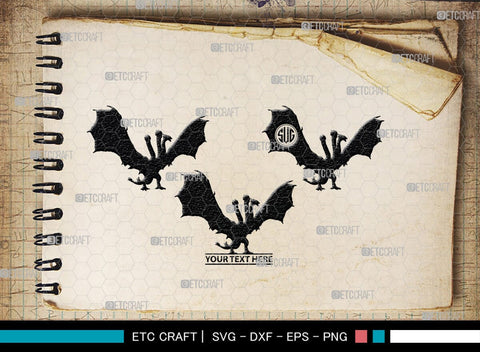 Godzilla Monogram, Godzilla Silhouette, Godzilla SVG, Rodan Godzilla Svg, Godzilla Monster Svg, Ghidorah Svg, SB00272 SVG ETC Craft 