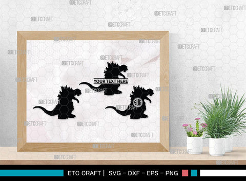 Godzilla Monogram, Godzilla Silhouette, Godzilla SVG, Rodan Godzilla Svg, Godzilla Monster Svg, Ghidorah Svg, SB00272 SVG ETC Craft 