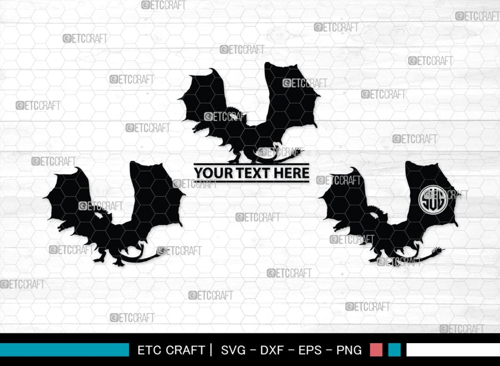 Godzilla Monogram, Godzilla Silhouette, Godzilla SVG, Rodan Godzilla ...