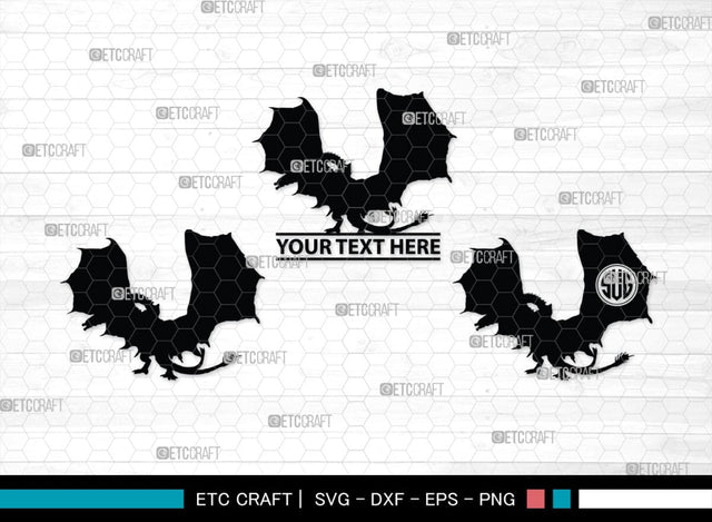 Godzilla Monogram, Godzilla Silhouette, Godzilla SVG, Rodan Godzilla Svg, Godzilla Monster Svg, Ghidorah Svg, SB00272 SVG ETC Craft 