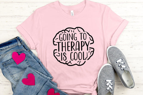 Going to Therapy is Cool | Mental Health SVG SVG CraftLabSVG 