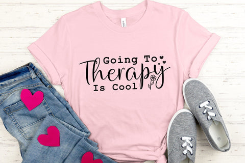 Going to Therapy is Cool - Mental Health SVG SVG CraftLabSVG 