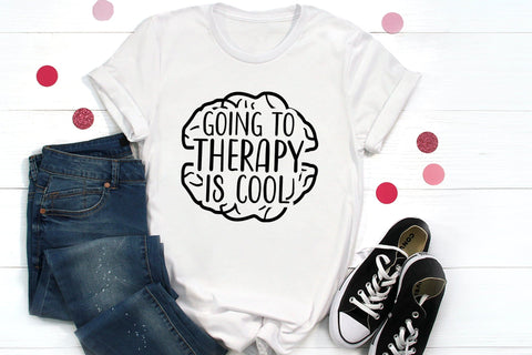 Going to Therapy is Cool | Mental Health SVG SVG CraftLabSVG 