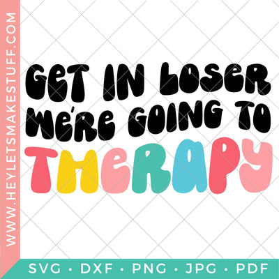 Going To Therapy SVG Hey Let's Make Stuff 