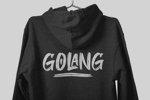 Golang - Modern Brush Font Font Alpaprana Studio 