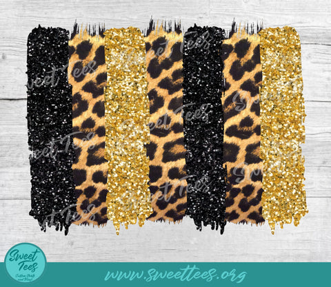Gold Animal Print Plaid Sublimation PNG Sublimation Sweet Tees 
