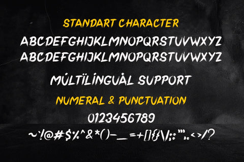 Gold Brush - Best Brush Font Font Illushvara Design 