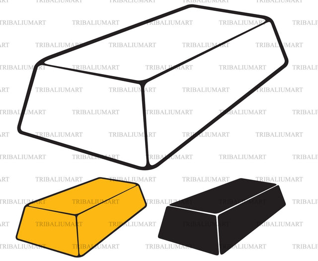 Gold Bullion SVG TribaliumArtSF 