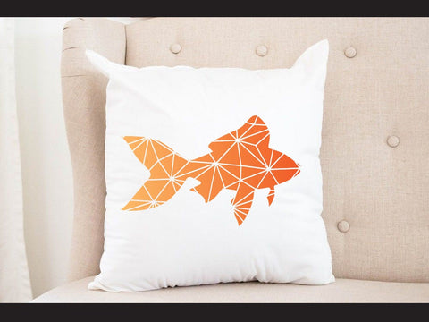Gold fish Geomatical Print SVG Johan Ru designs 