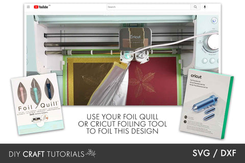 Gold Foil Poinsettia SVG - Christmas svg SVG DIY Craft Tutorials 