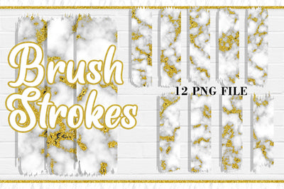 Gold Marble Texture Brush Strokes, PNG Sublimation Design Sublimation artnoy 