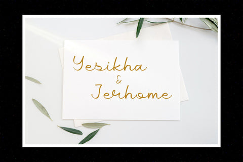 Gold Ribbon | Lovely Script Font Font Katario Studio 