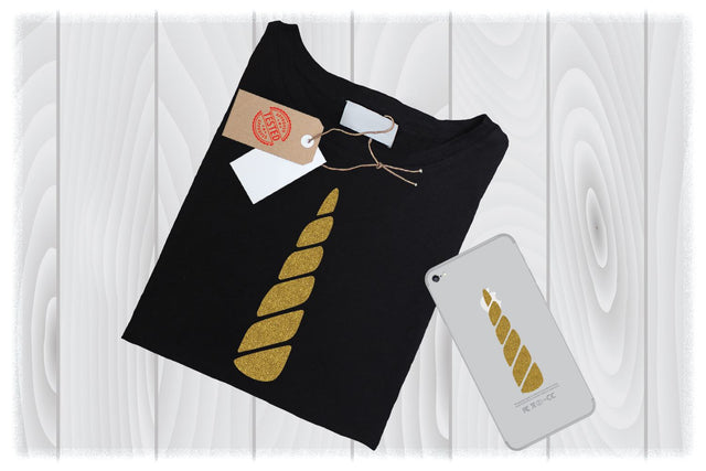 Gold Unicorn Horn SVG Files for Cricut Designs | Unicorn SVG Files SVG My Sew Cute Boutique 