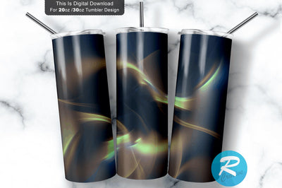 Golden Black 20 oz / 30 oz Tumbler PNG Sublimation Regulrcrative 