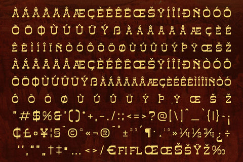 Golden Brooke Typeface - So Fontsy