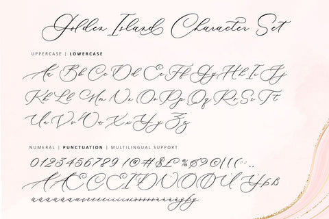 Golden Island Font Four Lines Std. 