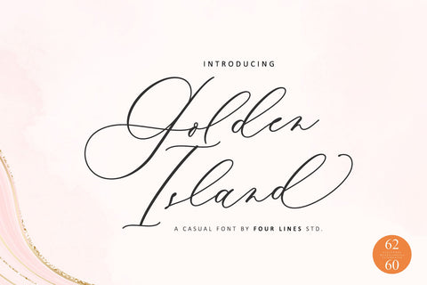Golden Island Font Four Lines Std. 