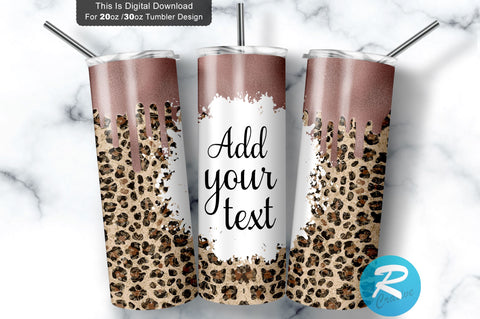 Golden Leopard 20 oz / 30 oz Tumbler PNG Sublimation Regulrcrative 