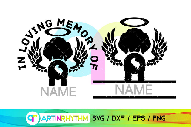 Golden retriever Pet Dog Memorial SVG SVG Artinrhythm shop 