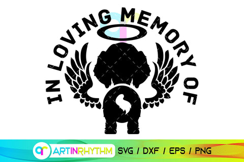 Golden retriever Pet Dog Memorial SVG SVG Artinrhythm shop 