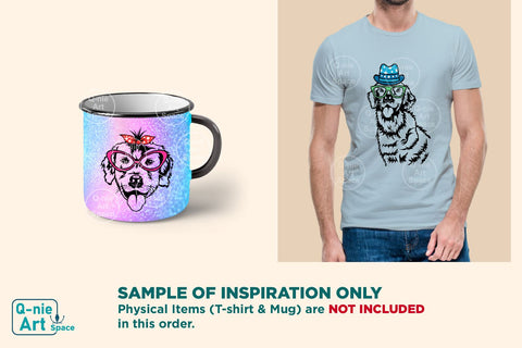 Golden Retriever SVG, Dog Clipart, Pet Clipart SVG Q-nie Art Space 