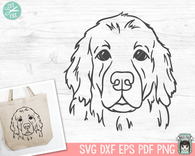 Golden Retriever svg file, Dog svg file, Dog cut file, Animal Face svg, Cute Dog svg, Dog Face svg, Animal svg file, Dog Mom svg, Dog Lover SVG Wild Pilot 