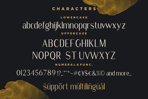 Golden Stanbury Font Hans Co 