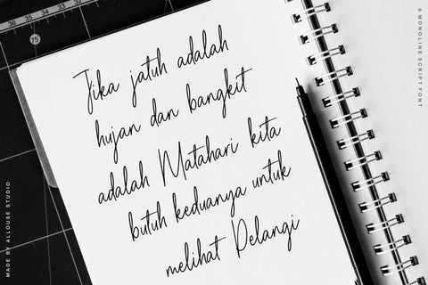 Goldenlead Font Allouse.Studio 