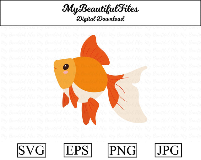 Goldfish - Animal SVG MyBeautifulFiles 