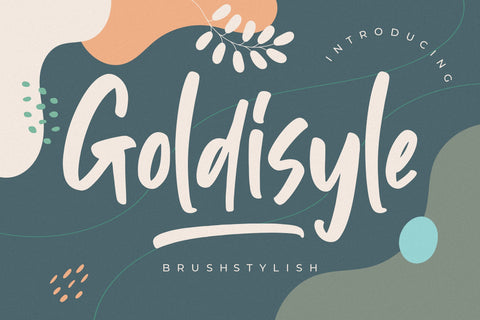 Goldisyle Brush Stylish Font Creatype Studio 